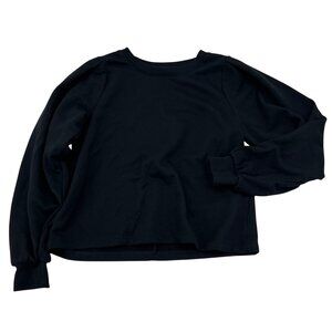 Banana Republic Womens Black Crew Neck Sweatshirt‎ XS
